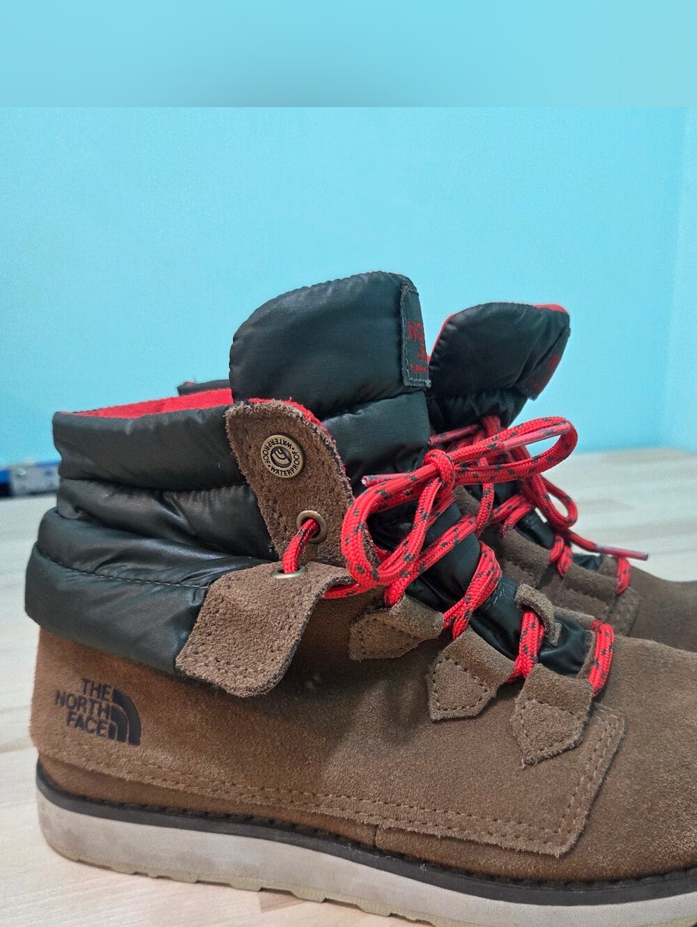 The North Face Ballard Lace Il Boots Womens Size 6 Brown Suede Heatseeker